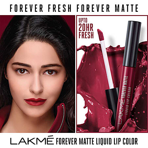 lakme matte lipstick ad