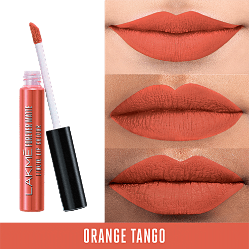 orange liquid matte lipstick