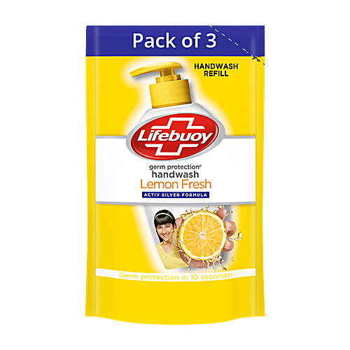 Buy Lifebuoy Lemon Fresh Handwash Activ Silver Formula Germ Protection Online At Best Price 7782