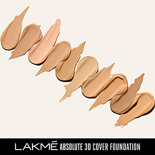 lakme absolute 3d cover foundation spf 30