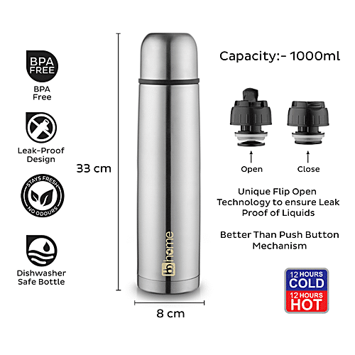 Buy Home Arctic Steel Insulated Vacuum Flask Durable Leak Proof Online At Best Price Of Rs 599 Bigbasket