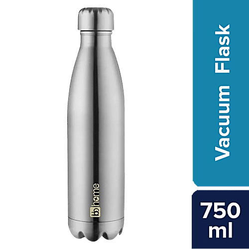 STAINLESS STEEL WATER BOTTLE DRINK 750ML VACUUM HOT COLD DRINK INSULATED  THERMOS