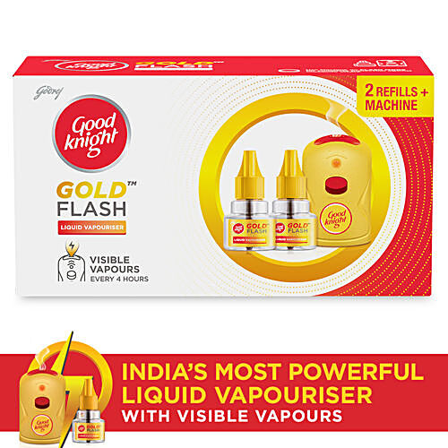 Buy Good Knight Gold Flash Liquid Vapouriser Mosquito Repellent Combo