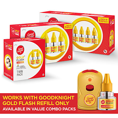 Buy Good Knight Gold Flash Mosquito Repellent Combo Machine And Refill