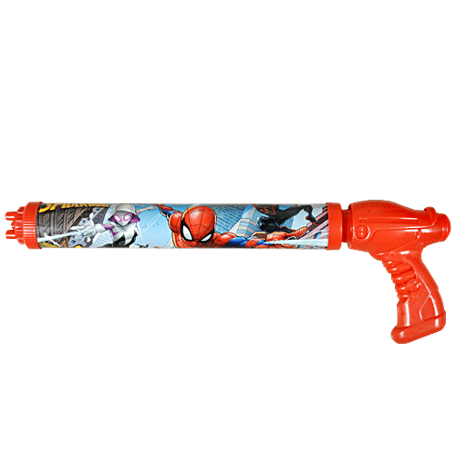 spiderman car with water gun