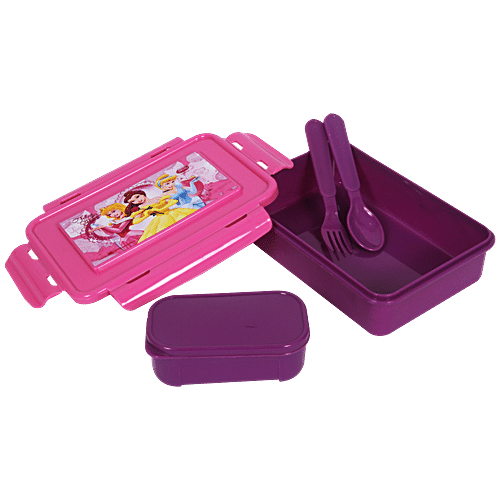 Buy Hm International Plastic Lunch Box/Tiffin Box Disney Princess