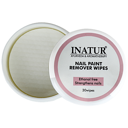 Buy INATUR Nail Paint Remover Wipes Online at Best Price of Rs 102 ...