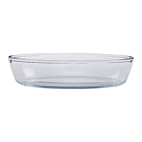 bb home Glass Oval Borosilicate Baking Dish, 700 ml  100% Food Grade & BPA Free