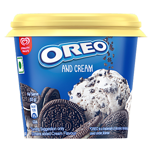 Buy kwality walls Oreo & Cream Frozen Dessert Online at Best Price of ...