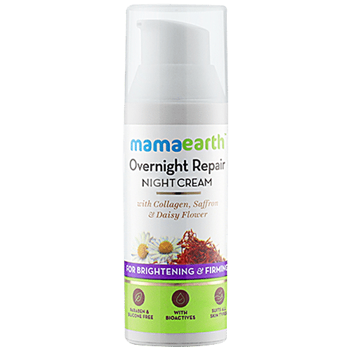 Buy Mamaearth Skin Repair Night Cream For Glow Anti Ageing