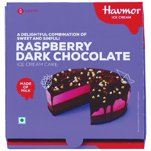 Buy Havmor Raspberry Dark Chocolate Ice Cream Cake - Made of Milk Online at Best Price of Rs 450 