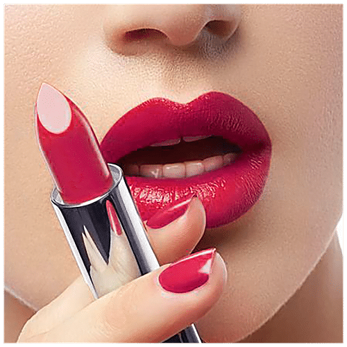 pink rouge lipstick