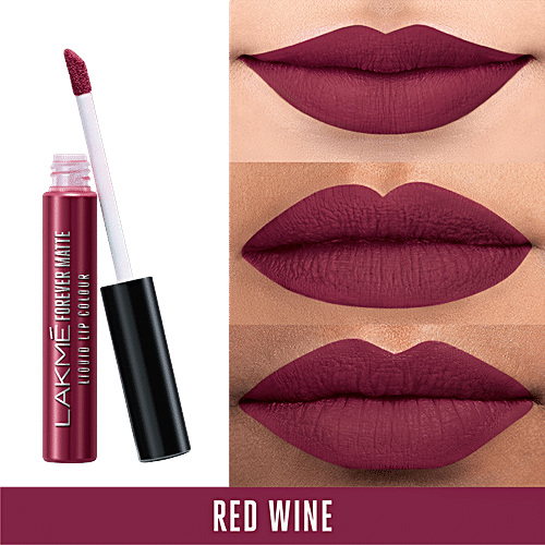 deep red wine color lipstick