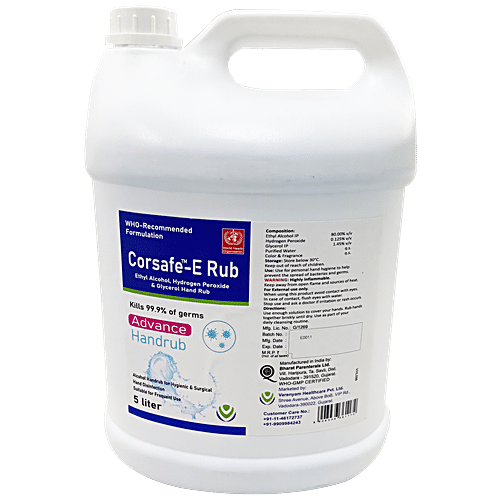 Buy Corsafe-E Advance Handrub - Alcohol Based, Kills 99.9% of Germs ...