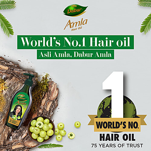 Buy Dabur Amla Hair Oil For Stronger Longer And Thicker Hair Rich In Vitamin C Online At Best 4640