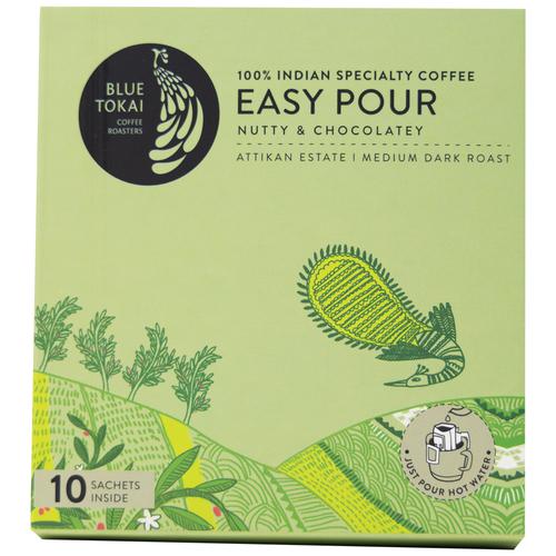 Buy Blue Tokai Easy Pour Coffee Brew Bags Attikan Estate Medium Dark Roast Online At Best Price