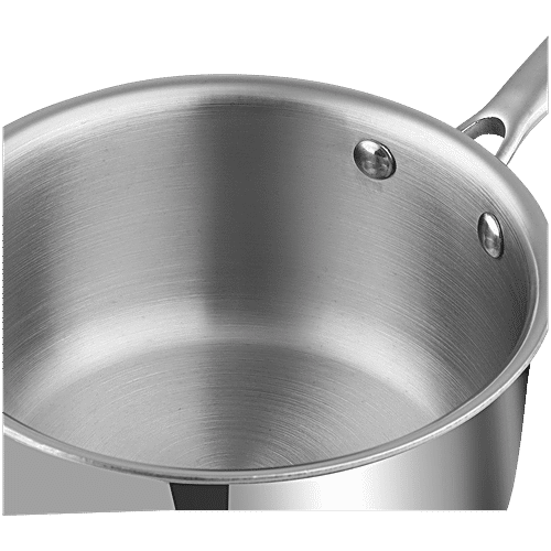 Stainless Steel Copper Bottom Induction Base Sauce Pan Cookware with Handle  2.2L