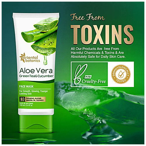 Buy Oriental Botanics Aloe Vera Green Tea And Cucumber Face Mask Online At Best Price Of Rs 296 0798