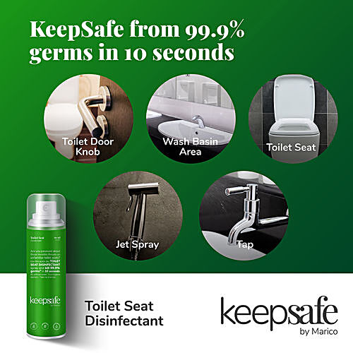 Buy KeepSafe by Marico Toilet Seat Disinfectant Spray Online at Best