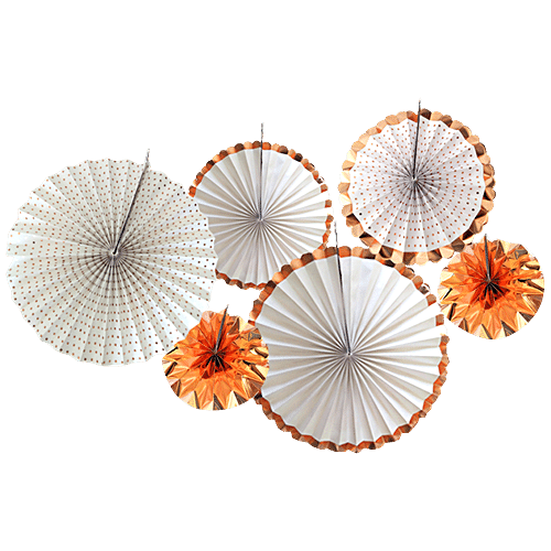 Buy B Vishal Paper Decoration Ball - Rose Gold, 660 X 432 Mm Online At ...