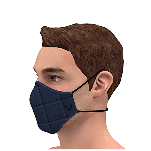 cloth face mask with head loop