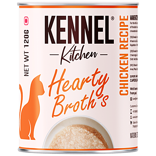 Kennel kitchen Hearty Broths Chicken Recipe Cat Food Adult Kittens 120 g