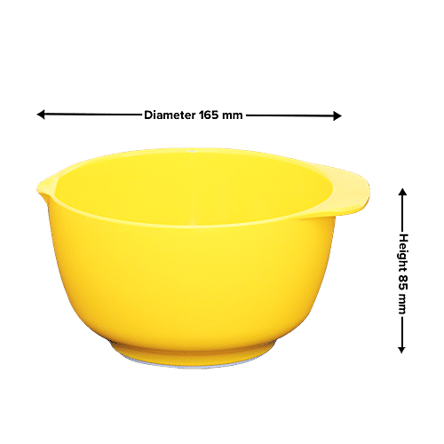 Buy Iveo Mixing Bowl - Melamine, Yellow, Anti Skid Group, 750 Ml Online ...