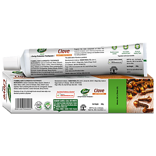 dabur herbal toothpaste ingredients