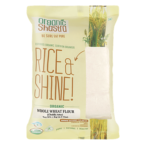 Buy Organic Shastra Whole Wheat Flour Online at Best Price of Rs 70 ...