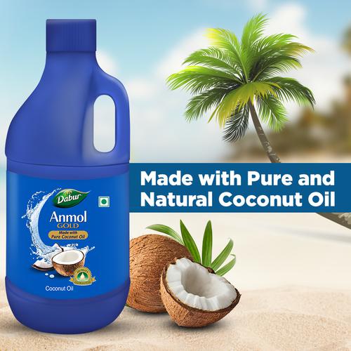 Buy Dabur Anmol Gold Coconut Hair Oil Online at Best Price of Rs 290.50 ...