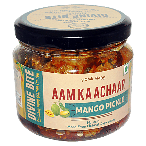 Buy Divine Bite Mango Pickle m Ka Achaar Home Made Online At Best Price Of Rs 178 50 Bigbasket