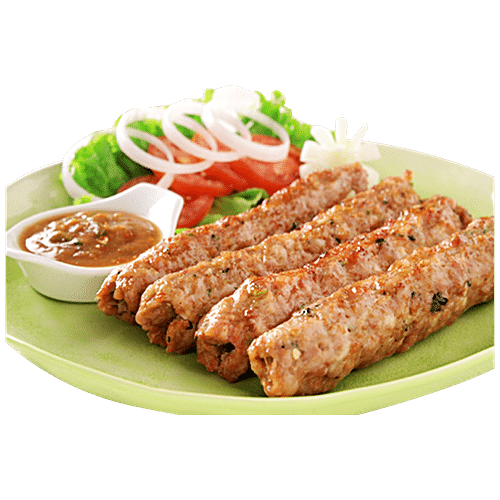 Fresho Fresh Chicken Tandoori Hot & Spicy Seekh Kebab / Kabab, 1 Kg ...