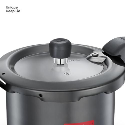 Buy Prestige Svachh Flip-On Mini Hard Anodised Spillage Control Pressure  Cooker - With Glass Lid, Black Online at Best Price of Rs 3959 - bigbasket