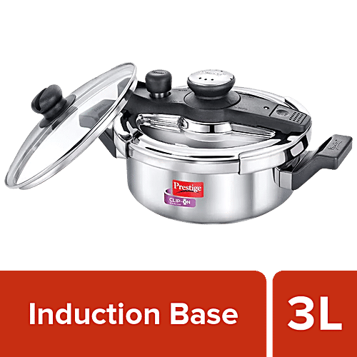 Buy Prestige Clip On Svachh Stainless Steel Outer Lid Pressure Cooker Induction Base 20229 Online at Best Price of Rs 2964 bigbasket