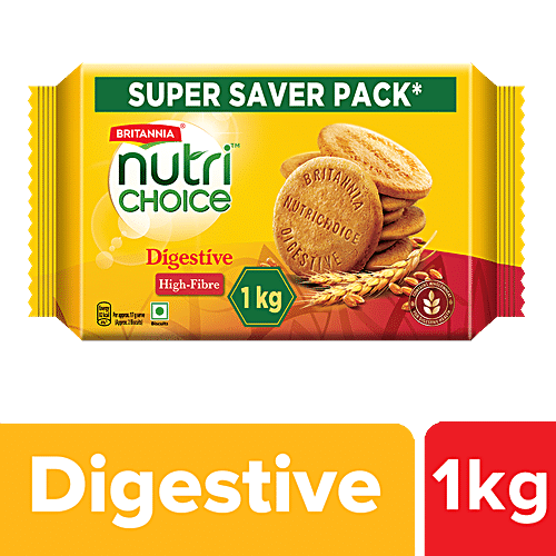 Buy Britannia NutriChoice Digestive High Fibre Biscuits Made From