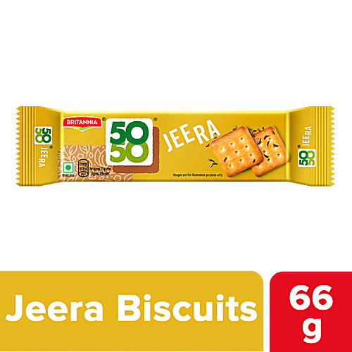 Buy Britannia 50-50 - Jeera Masti Biscuits, Teatime Snack Online At ...