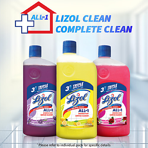 Buy Lizol Disinfectant Surface And Floor Cleaner Liquid Refill Pack Citrus Online At Best Price 8209