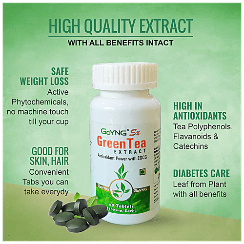 Buy GoYNG Green Tea Extract - Antioxidant Powder With EGCG Online at ...