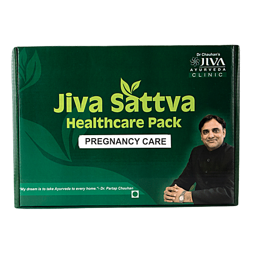 Buy Jiva Ayurveda Sattva Pregnancy Health Care Pack Online at Best