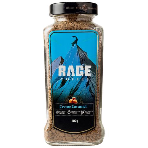 Rage Coffee Creme Caramel Flavour - Premium Arabica Instant Coffee, 100 g  