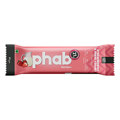 Buy Phab Protein Bar - Strawberries & Greek Yogurt Online at Best Price ...