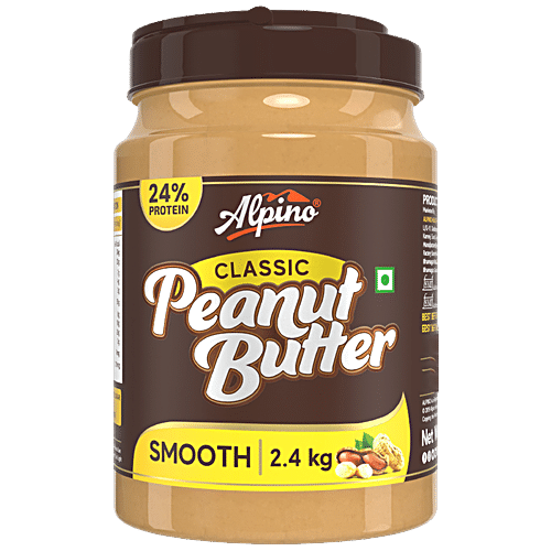 Buy Alpino Classic Peanut Butter - Smooth, Gluten Free, Non-GMO, Vegan ...