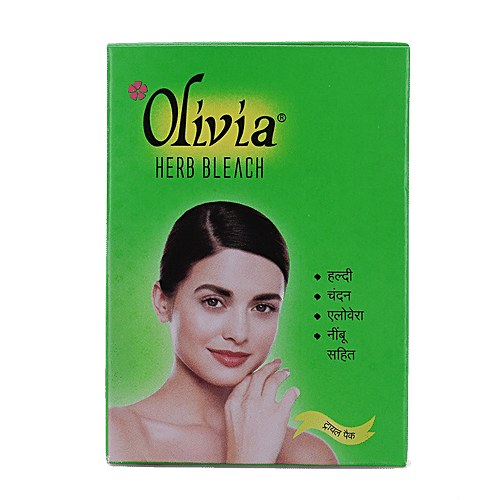 Buy Olivia Herb Bleach For Sensitive Skin With Haldi Chandan Aloe Vera Nimbu Online At Best Price Bigbasket