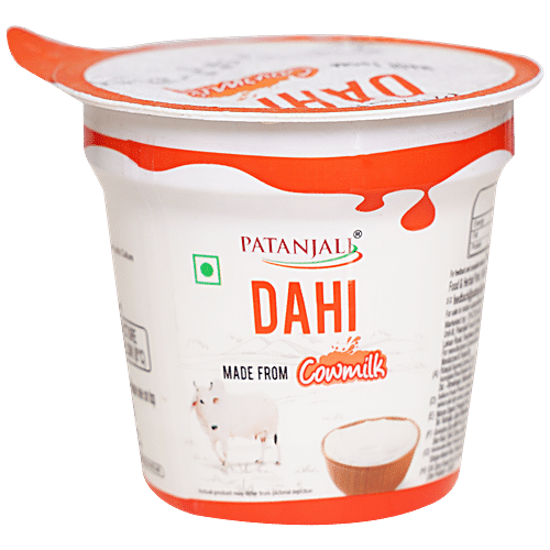 Buy Patanjali Dahi - Made from Pasteurized Cow Milk Online at Best ...