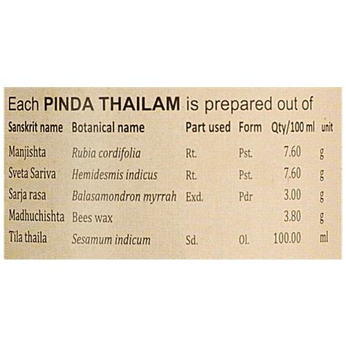 Buy Kerala Ayurveda Pinda Thailam 200 Ml Gout Joint pain relief Oil