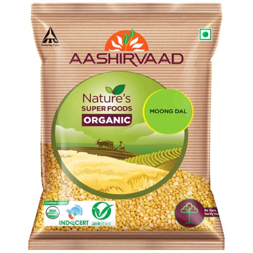 Buy Aashirvaad Nature's Super Foods Organic Moong Dal - Rich In ...