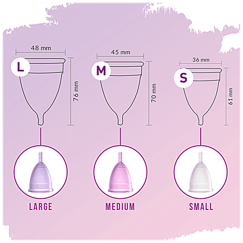 Buy Sirona Pro Super Soft Reusable FDA Approved Menstrual Cup With ...