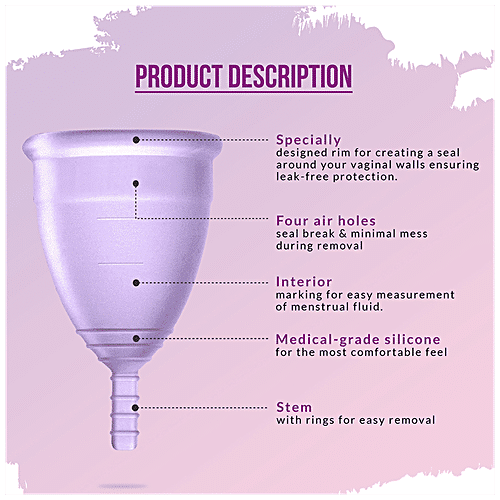 Buy Sirona Pro Super Soft Reusable FDA Approved Menstrual Cup With ...