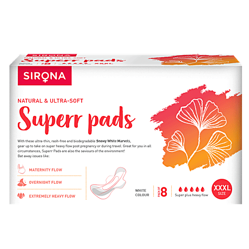 Buy SIRONA Super Soft Premium Disposable Maternity Breast Pads (36 Pads)  Online at Best Price of Rs 390.63 - bigbasket