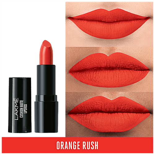 orange colour matte lipstick